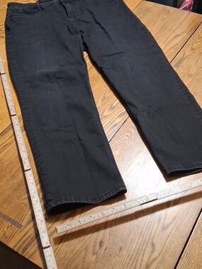KUT FROM THE KLOTH Jeans Womens 16 BLACK FADED Pants Denim Preowned Used